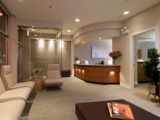 ORA Oral Surgery and Implant Studio Patient Lounge